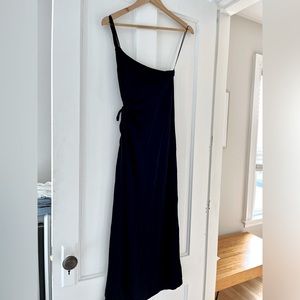 Birgitte Herskind jersey one shoulder dress